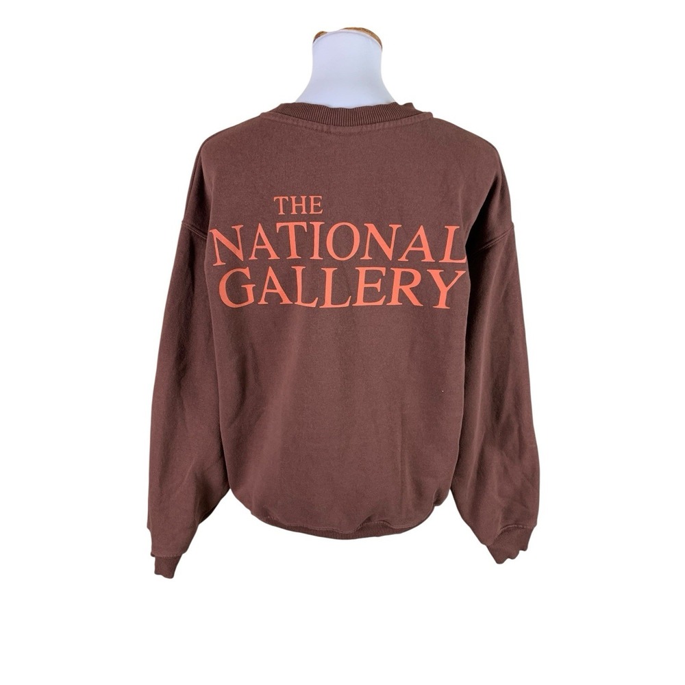 Urban Outfitters The National Gallery Gauguin Graphic Sweatshirt Brown Art M - Picture 3 of 4